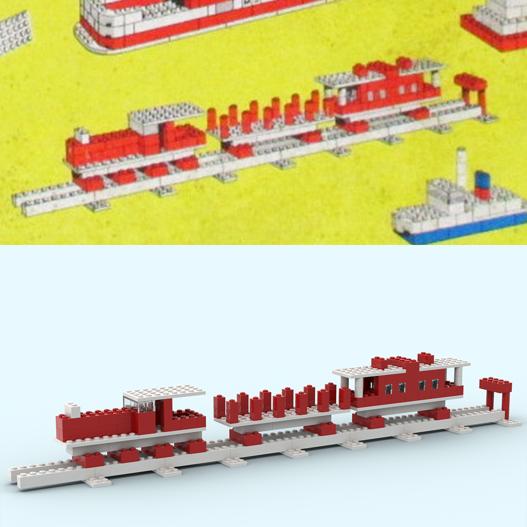 810-4 Lego System Town Plan Box : The Train