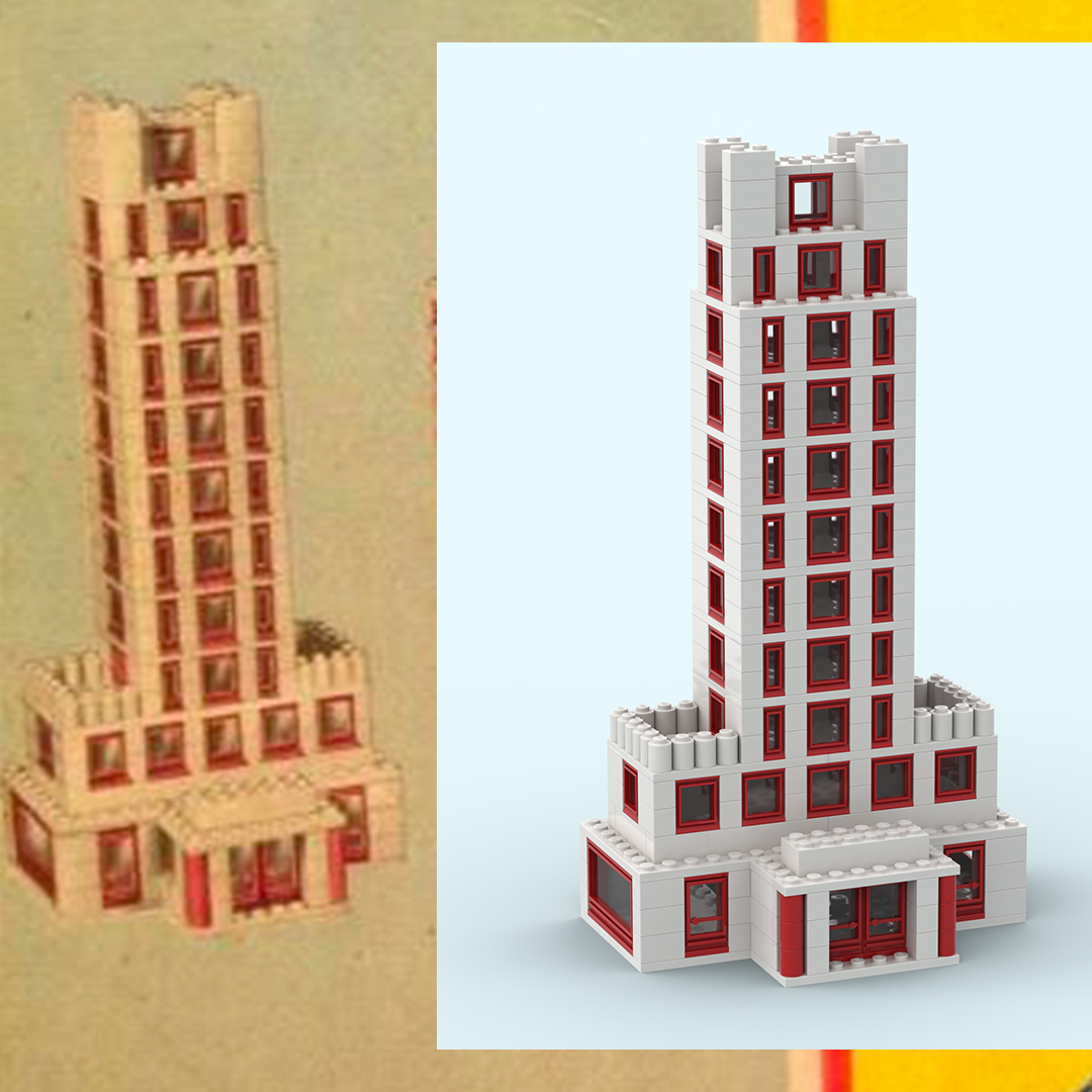 Lego System Town Extension Kit : The Palace Hotel