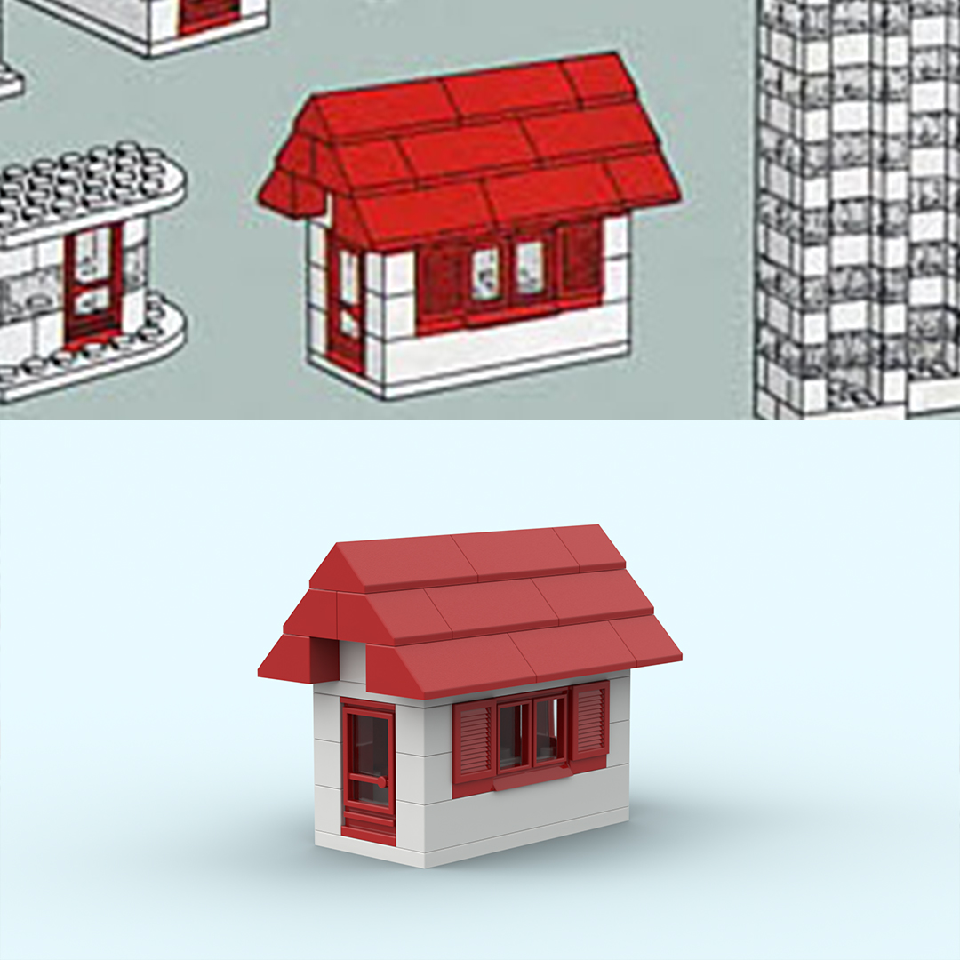 Idea Book 238-0 Town Plan : Tiny Town House