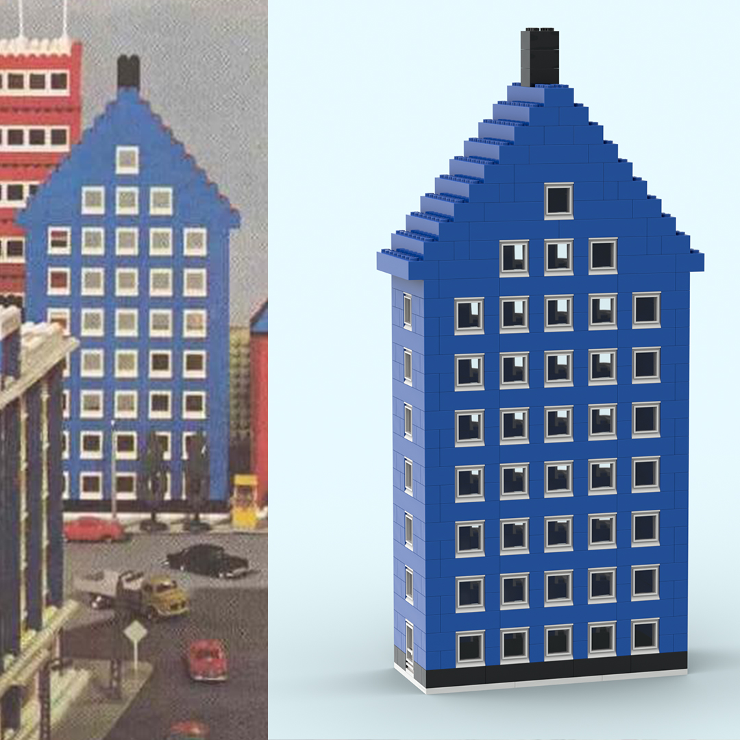 Idea Book 238-1 : Big Blue Dutch-style gable house