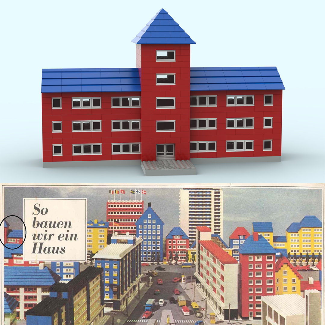 Idea Book 238-1 : Red & blue Firemen headquarters