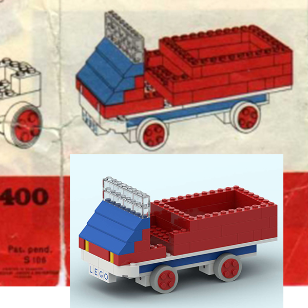 Set 400 : Box Truck with Cargo Bed