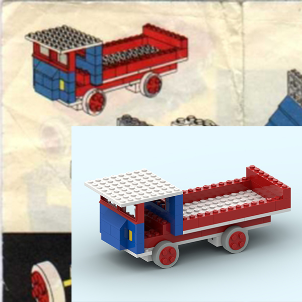 Set 400 : Flatbed utility truck