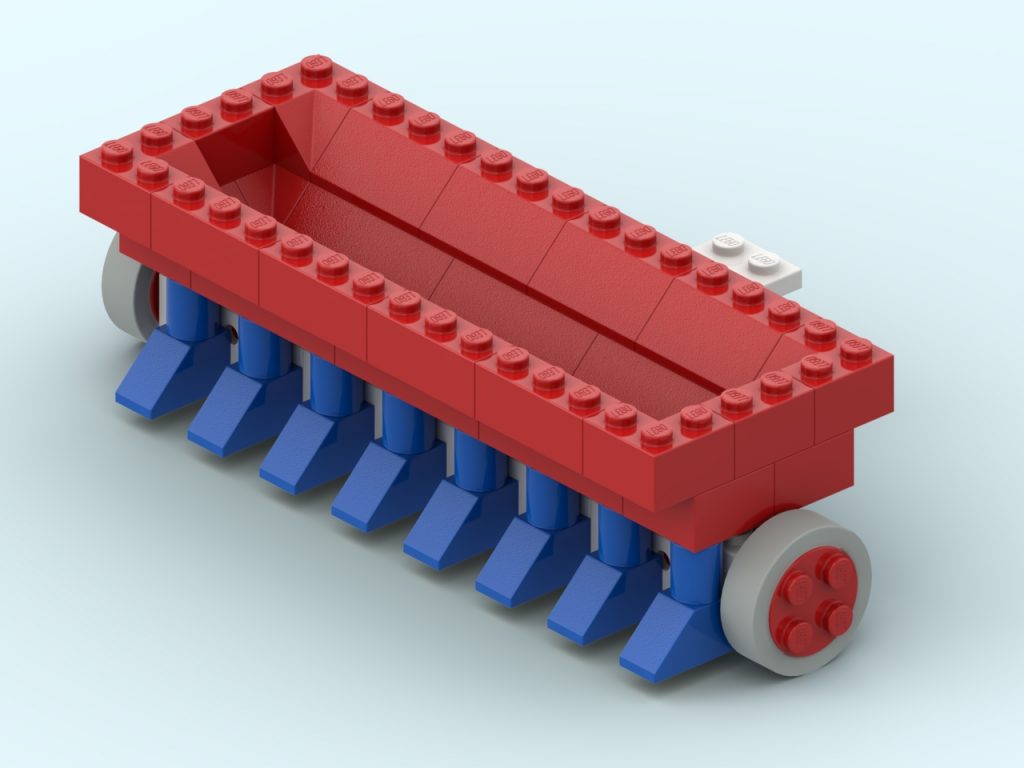 Set 400-2 : Tracked agricultural thresher