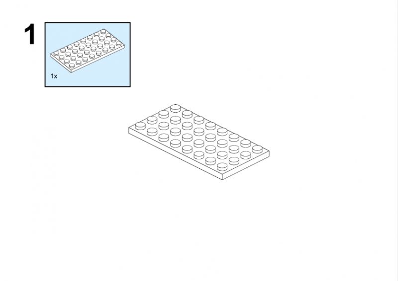 MOC - U Shaped School Instructions