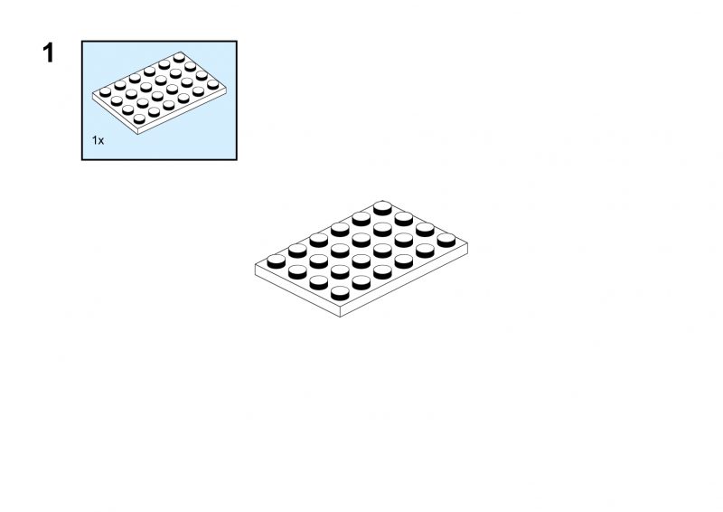 Lego System Red Windows Tower Instructions