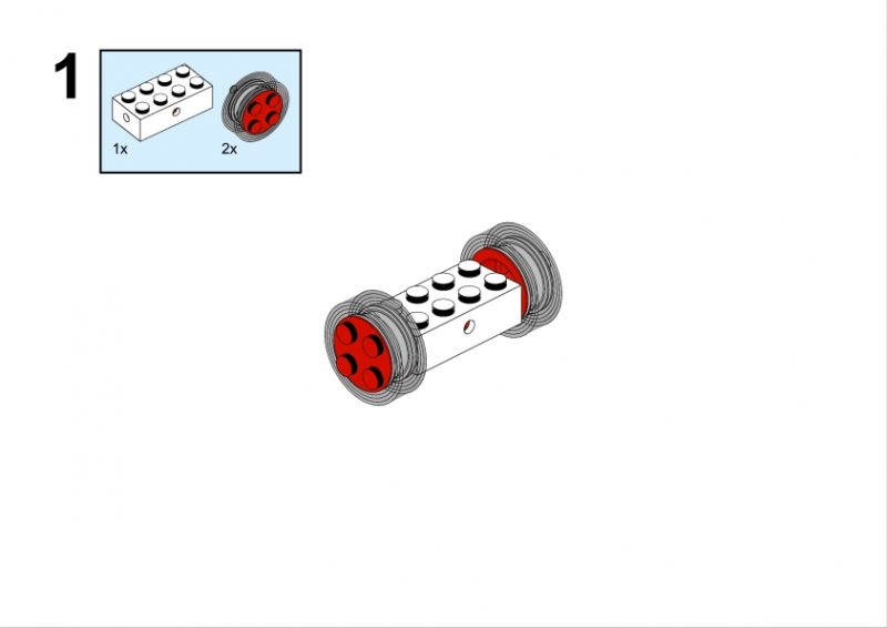 Set 400-4 vintage white jeep instructions