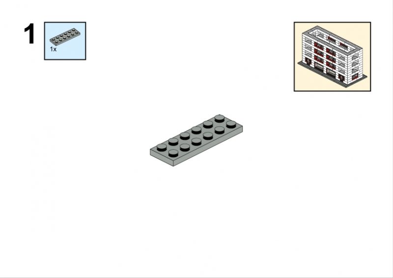 IB 238-1 : The Acacias Apartments Building instructions