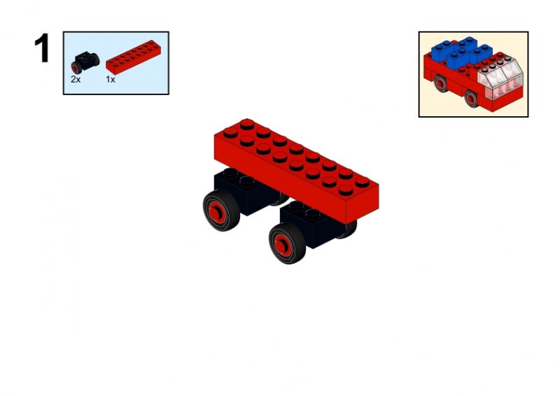 PEBE Programm 2000 Bausteinbox 703 Box Front instructions