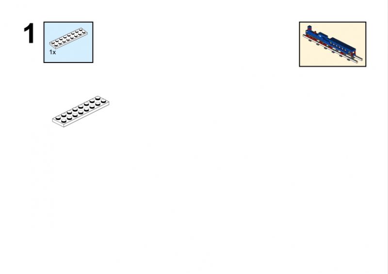 238 - Ideas Book 1 - Station with basic train instructions